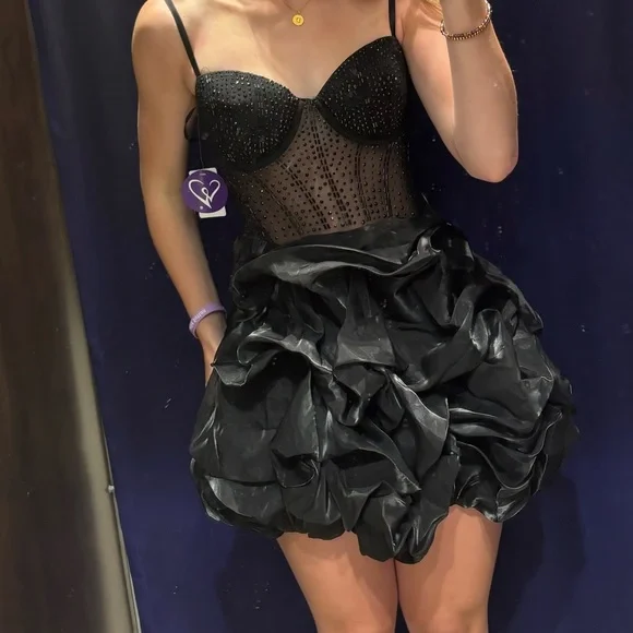 Windsor | Dresses | Black Windsor Winter Formal Dress | Poshmark